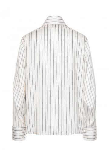 Атласная блузка