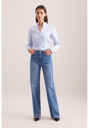 Атласная блузка