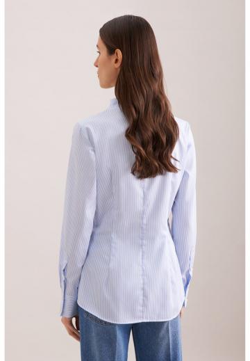 Атласная блузка