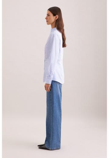 Атласная блузка