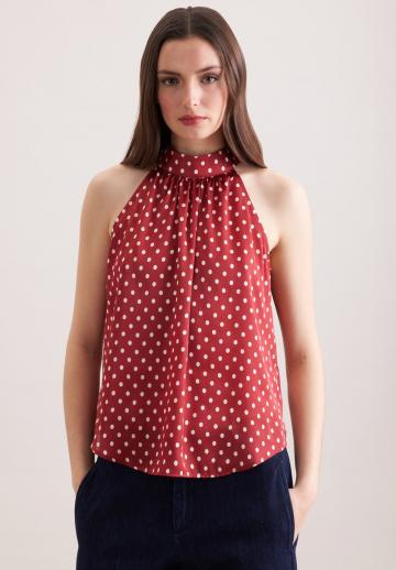Блузка без рукавов