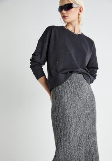 Вязаная юбка