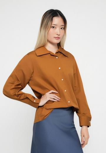 Атласная блузка