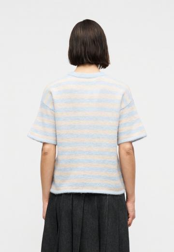 Пуловер с коротким рукавом