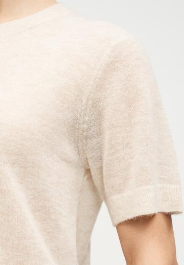 Пуловер с коротким рукавом