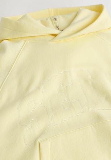 Пуловер с капюшоном