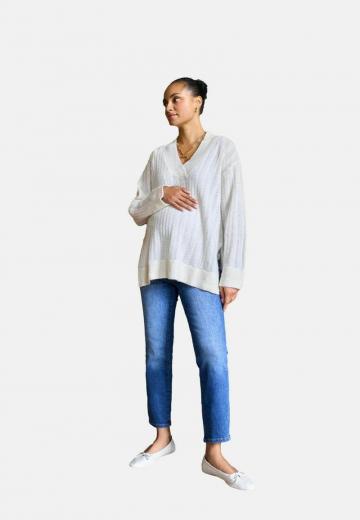 Длинный пуловер