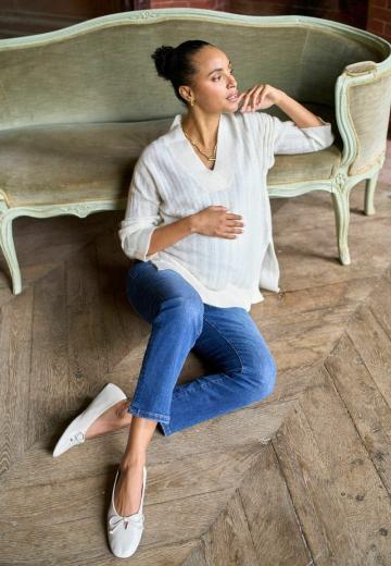 Длинный пуловер