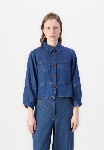 Джинсовая блузка