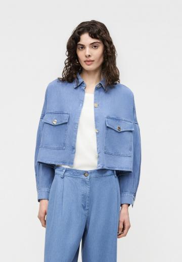 Джинсовая блузка