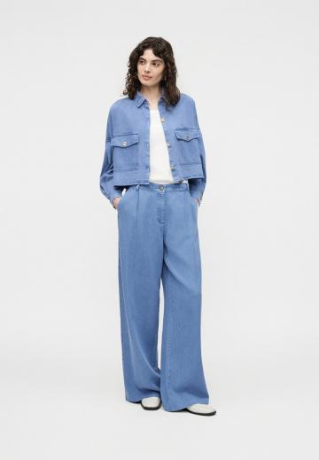 Джинсовая блузка