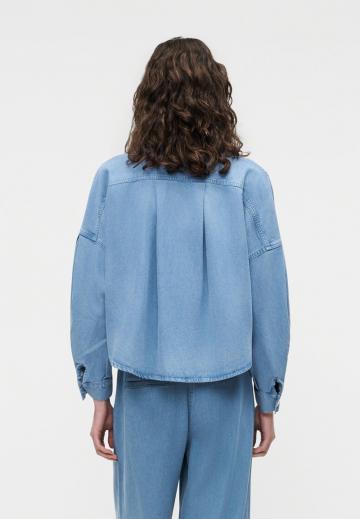 Джинсовая блузка