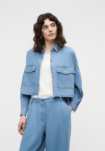 Джинсовая блузка