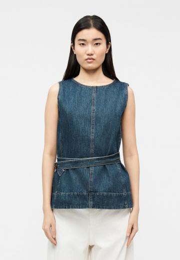 Джинсовая жилетка