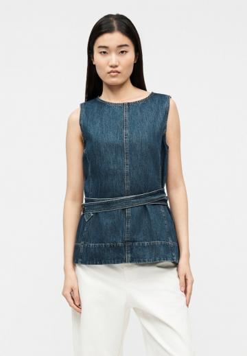 Джинсовая жилетка