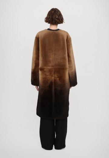 Кожаное пальто