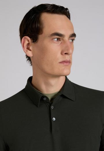 Поло с длинным рукавом