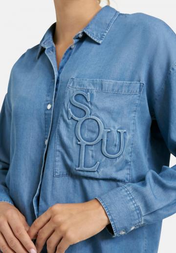 Джинсовая блузка