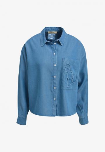 Джинсовая блузка