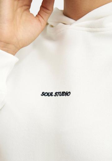 Пуловер с капюшоном