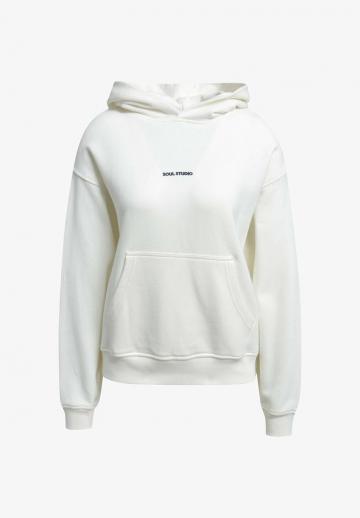 Пуловер с капюшоном