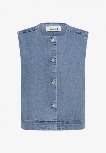 Джинсовая жилетка