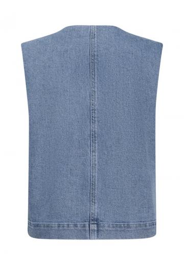 Джинсовая жилетка