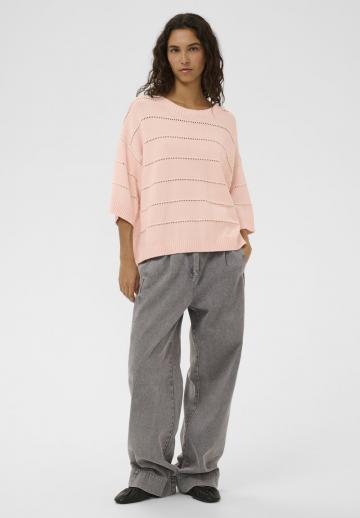 Пуловер с рукавом три четверти