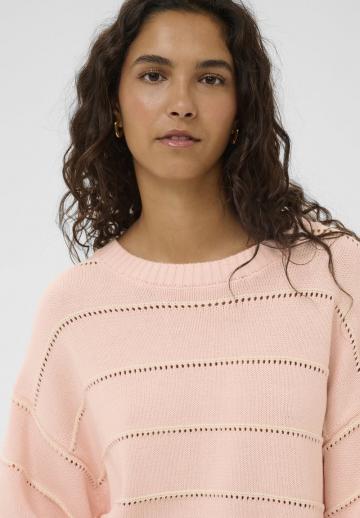 Пуловер с рукавом три четверти