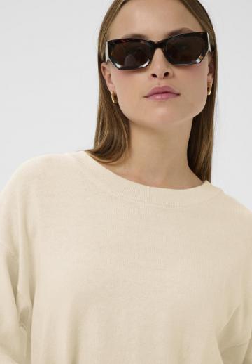 Пуловер с рукавом три четверти