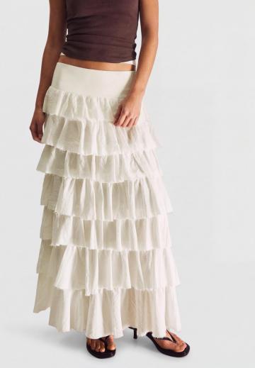 Юбка с воланами
