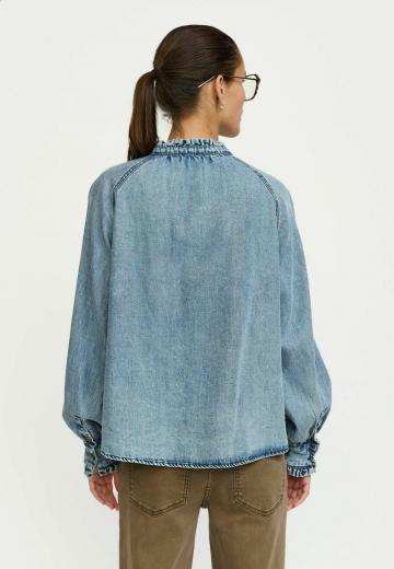 Джинсовая блузка