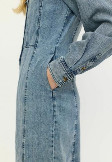 Джинсовое платье