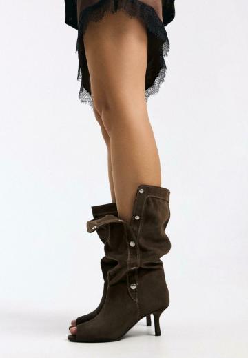 Туфли с открытым носом