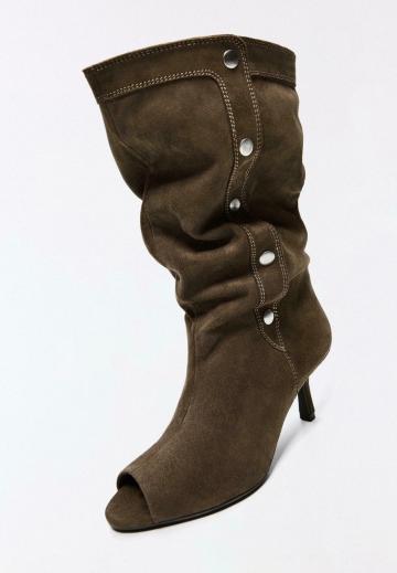 Туфли с открытым носом