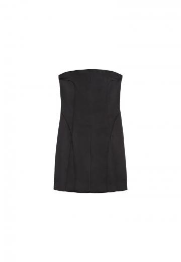 Платье без бретелек