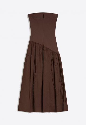 Платье без бретелек