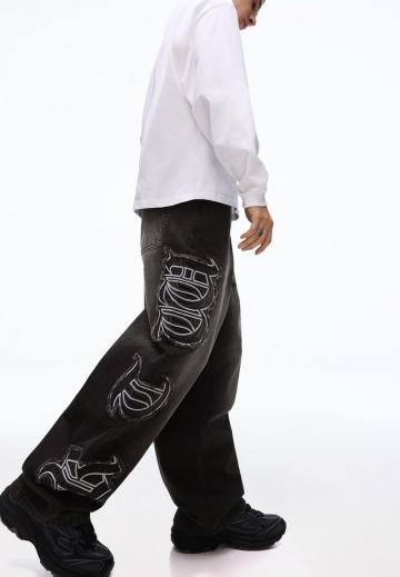 Прямые джинсы