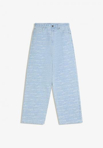 Прямые джинсы