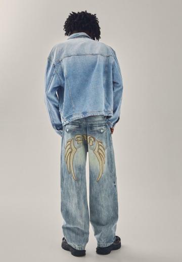 Прямые джинсы