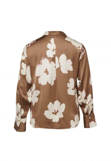 Атласная блузка