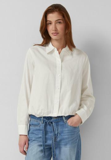 Атласная блузка