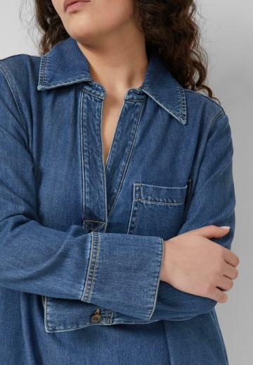 Джинсовое платье