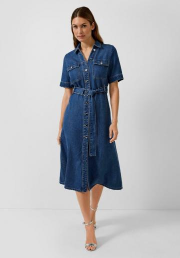 Джинсовое платье