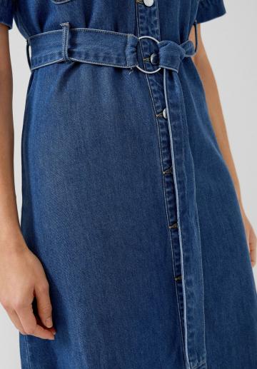 Джинсовое платье
