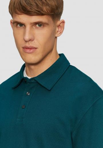 Поло с длинным рукавом