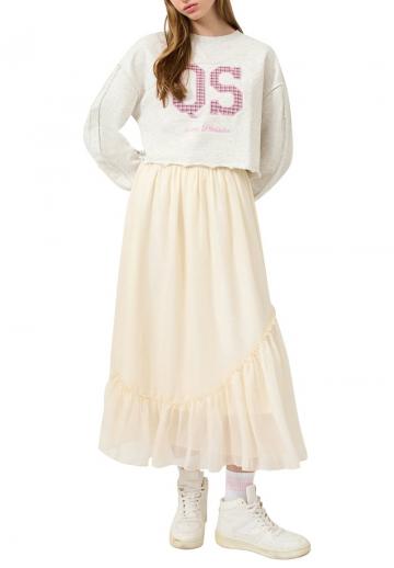 Юбка с воланами