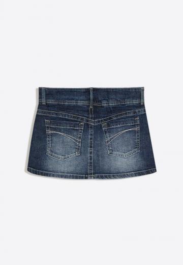 Юбка с накладными карманами