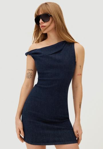 Джинсовое платье