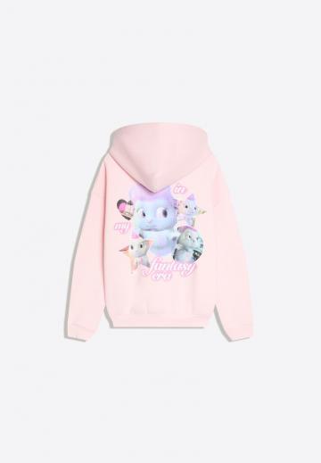 Пуловер с капюшоном